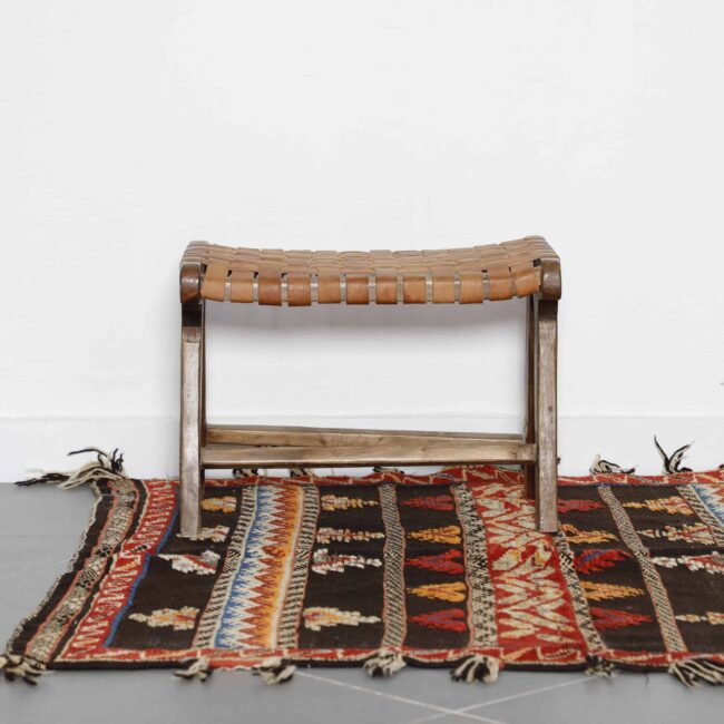 Square Glaoui Rug 4.3×4.4 Ft – Handmade Moroccan Wool - Image 3