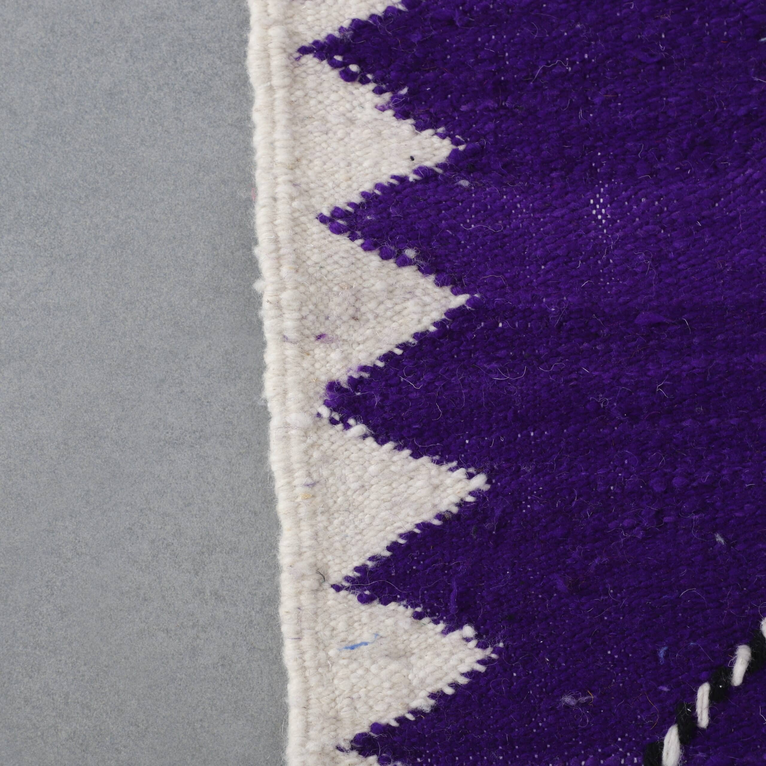 Zanafi Kilim Rug 7.9×4.9 Ft – Handwoven Moroccan Wool - Image 5