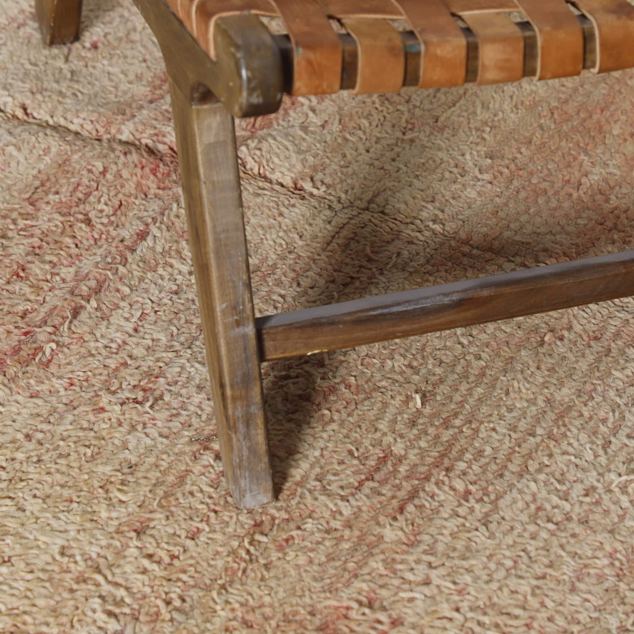 Vintage Rug 9.3×4.4 Ft – Handcrafted Moroccan Wool Carpet - Image 4