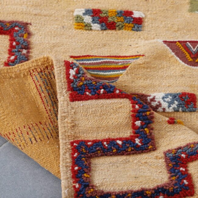 Akhnif Kilim Rug 7.6×4.5 Ft - Image 5