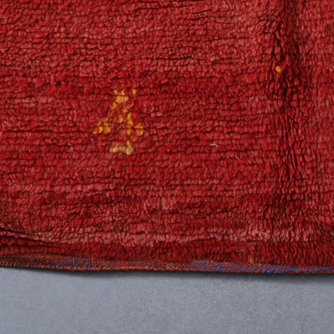 Red Boujaad Carpet 7.3×4.4 Ft – Vintage Moroccan Rug - Image 3