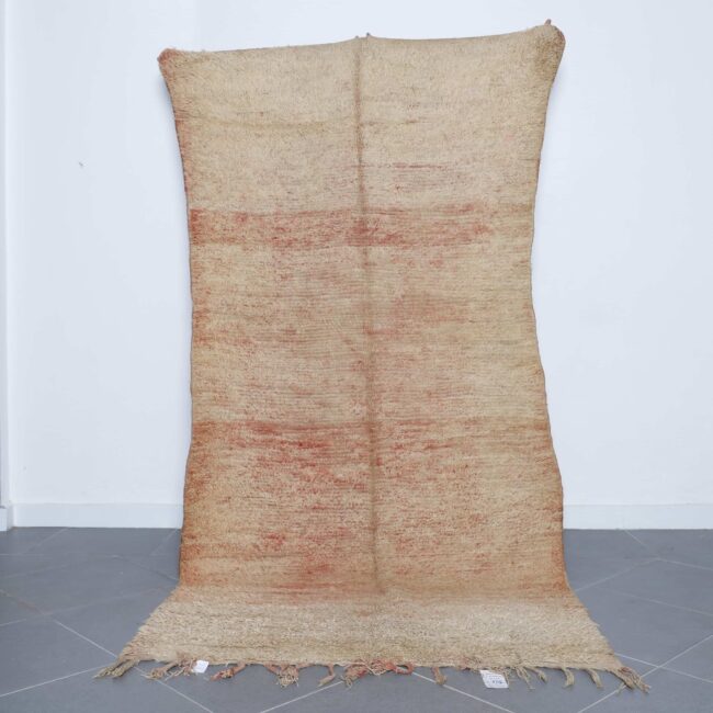 Vintage Moroccan Rug 9.3×4.4 Ft