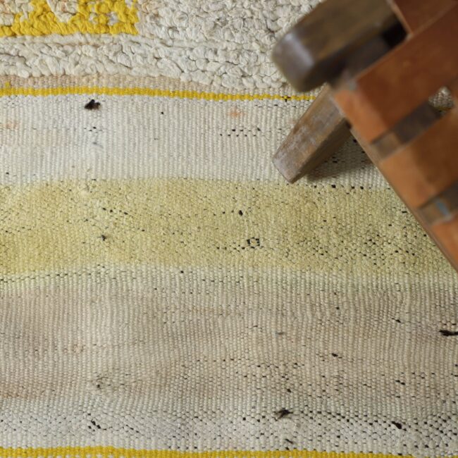 Vintage Boujaad 9.3×4.8 Ft – Handcrafted Moroccan Wool Rug - Image 3