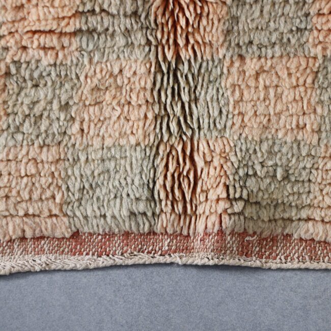 Vintage Moroccan Rug 7.1×5.2 Ft – Handcrafted Wool Carpet - Image 5