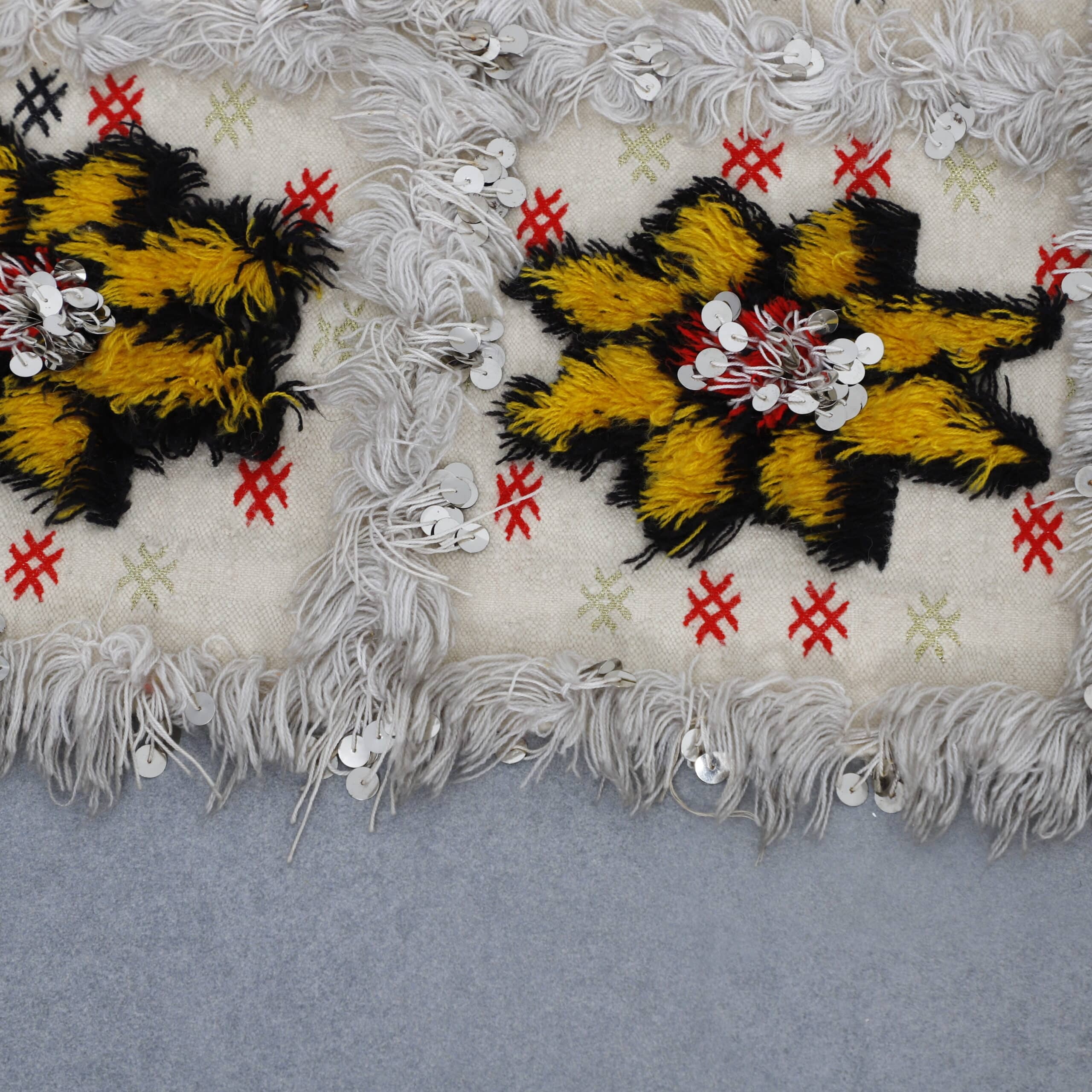 Wedding Blanket 7.3×4.6 Ft – Moroccan Handira Wool - Image 6