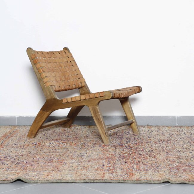 Vintage Beni Mguild Rug 9.4×6.6 Ft – Moroccan Wool Carpet - Image 6