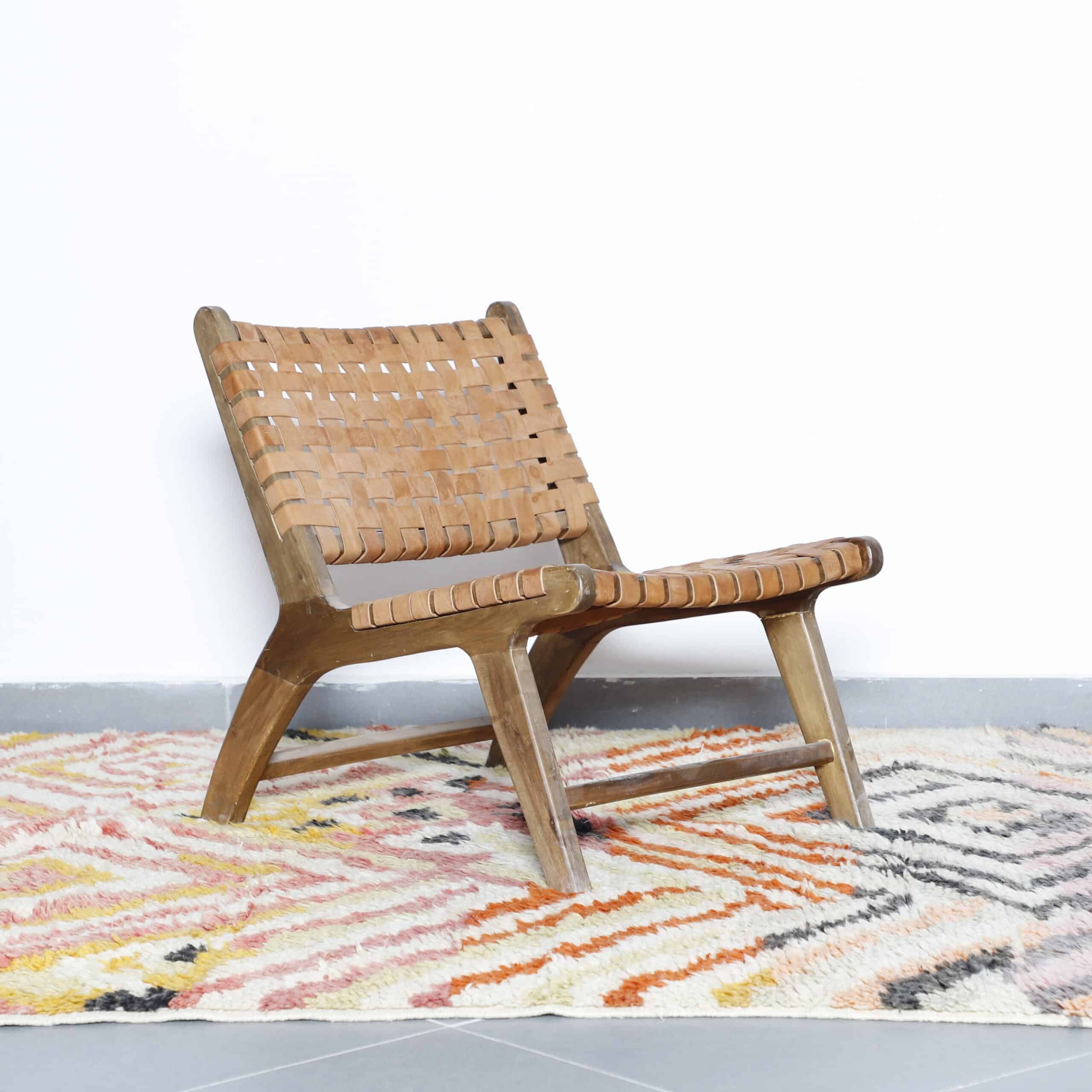 Zigzag Boujaad Rug 8.7×6.2 Ft – Vintage Moroccan Wool Carpet - Image 5