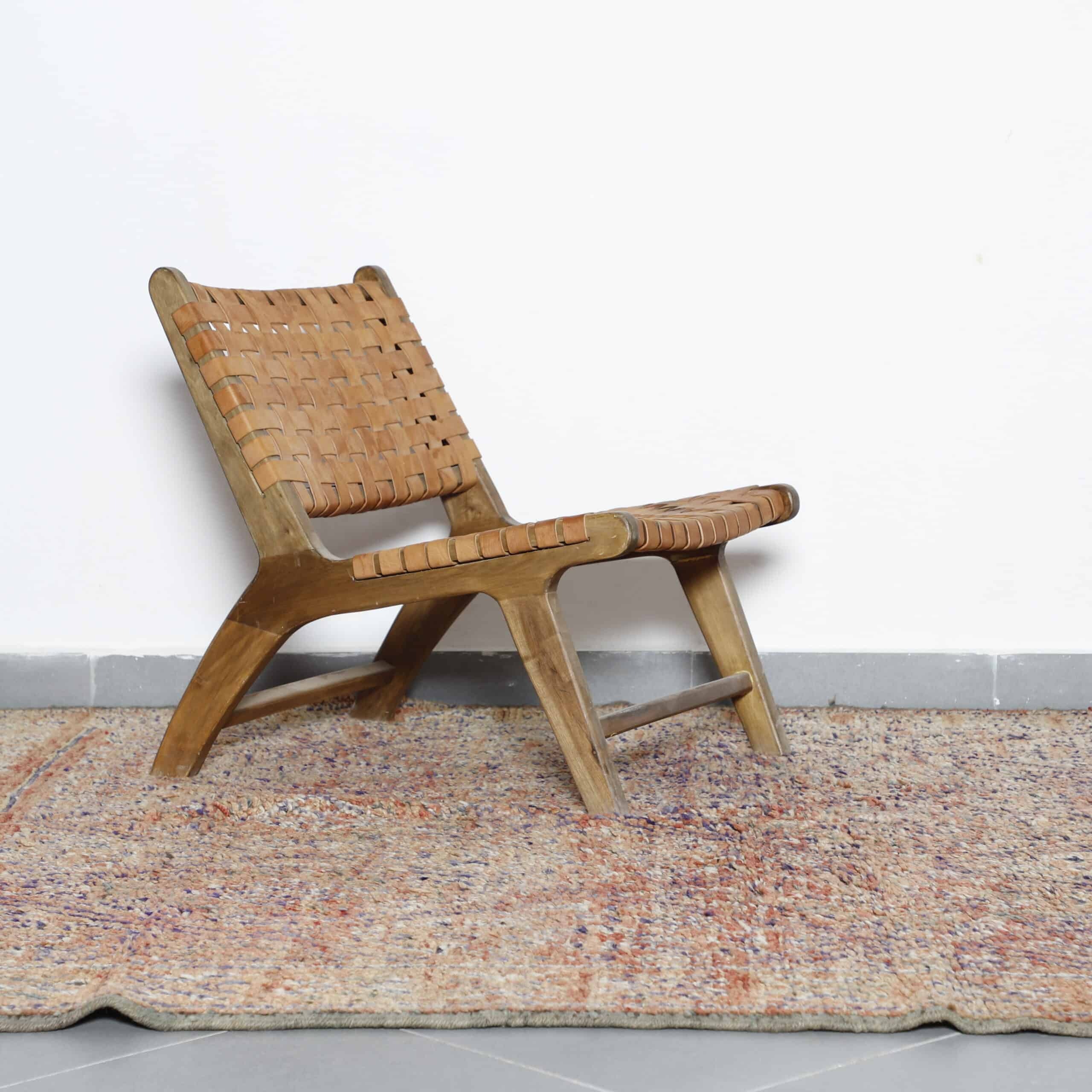 Vintage Beni Mguild Rug 9.4×6.6 Ft – Moroccan Wool Carpet - Image 6