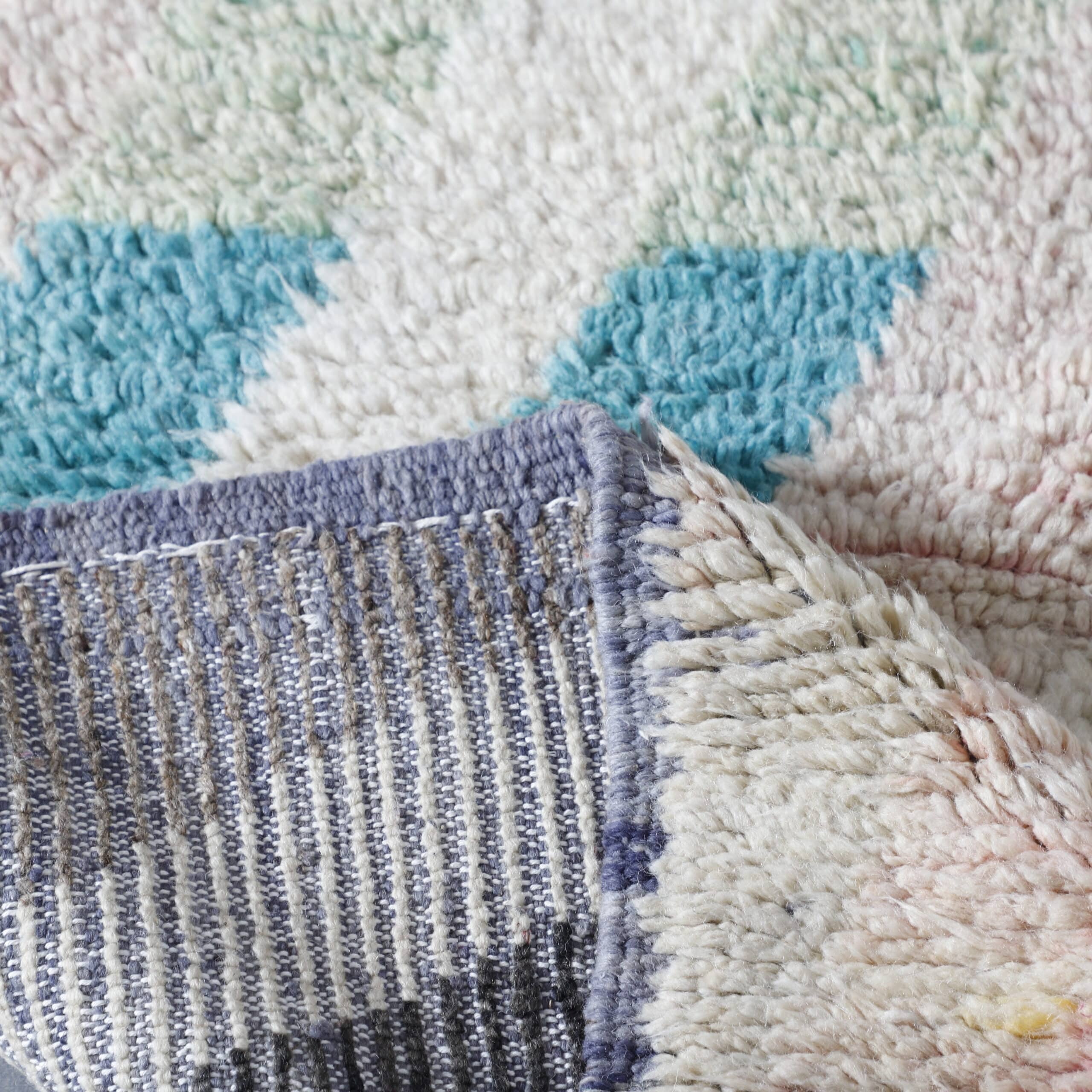 Vintage Boujaad Rug – Handmade Moroccan 6.6×6.4 ft - Image 5