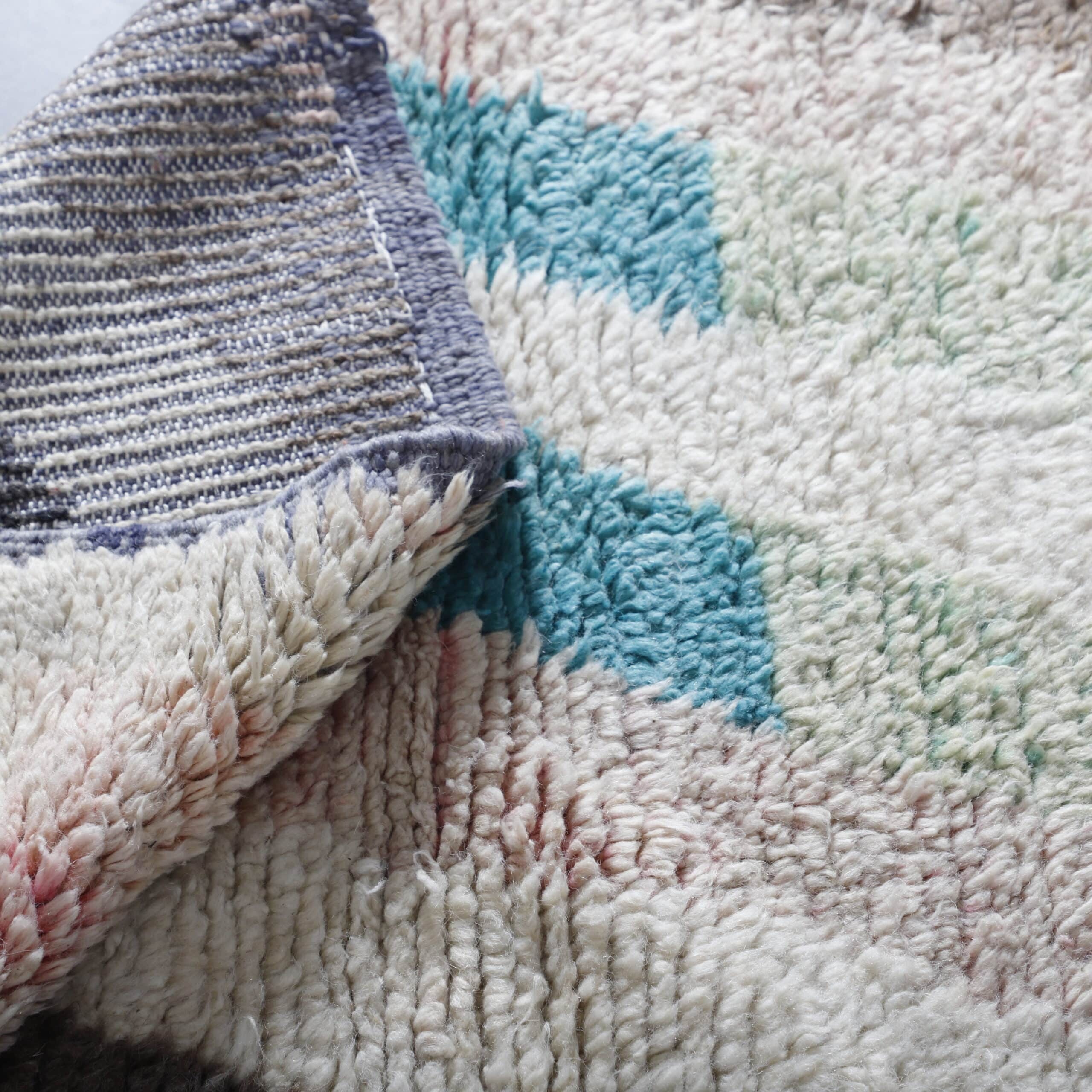 Vintage Boujaad Rug – Handmade Moroccan 6.6×6.4 ft - Image 2