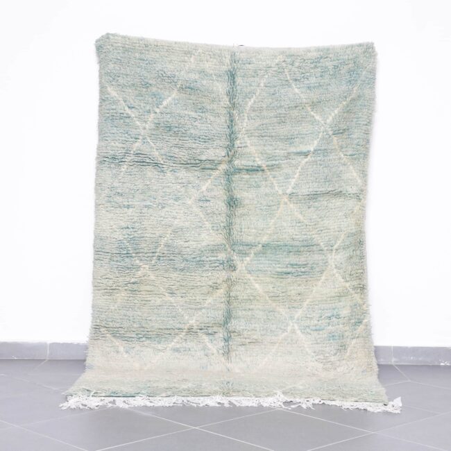 Boujaad Rug 7.9×5.1 Ft Moroccan wool handmade carpet