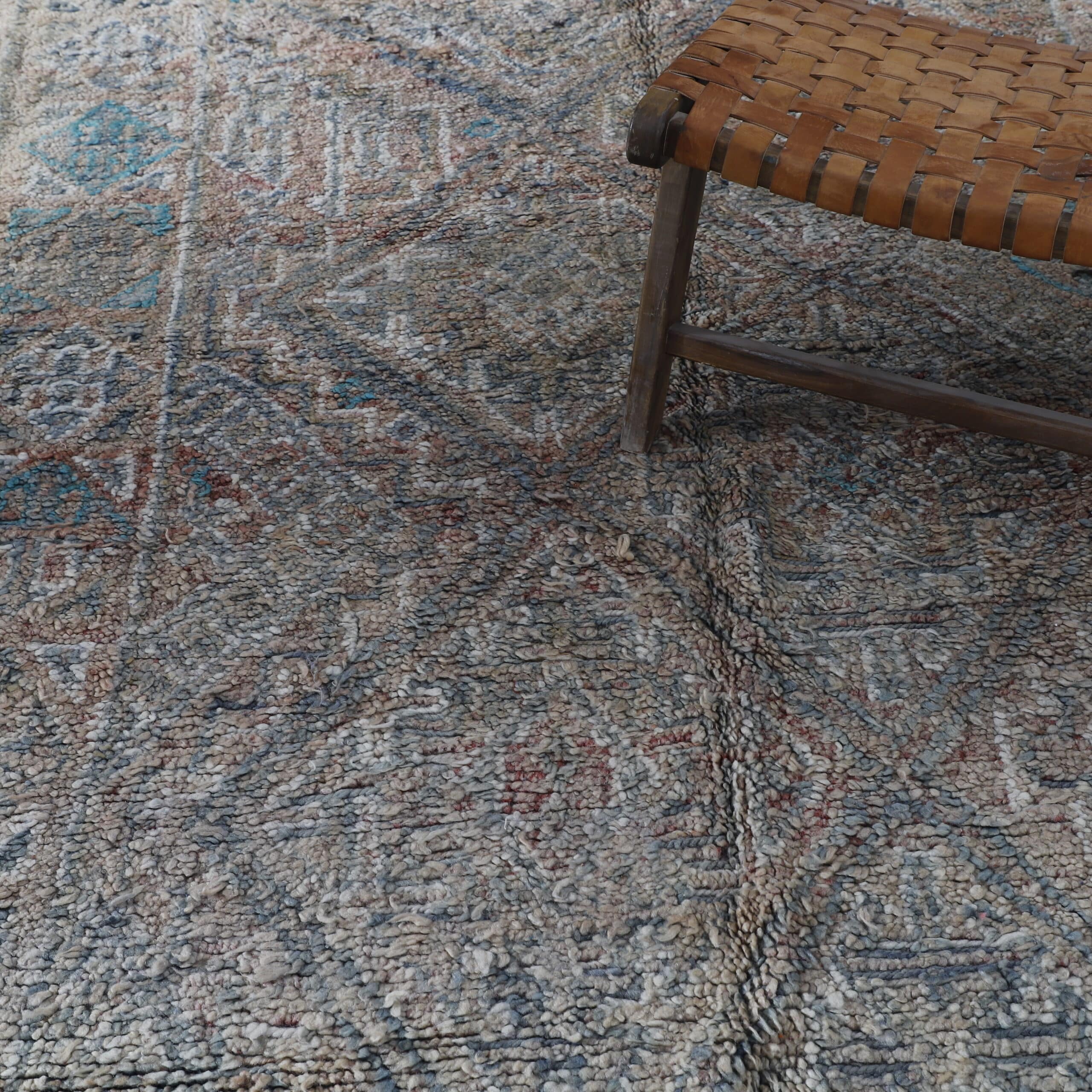 Vintage Beni Mguild Rug 10.2×5.8 Ft - Image 3