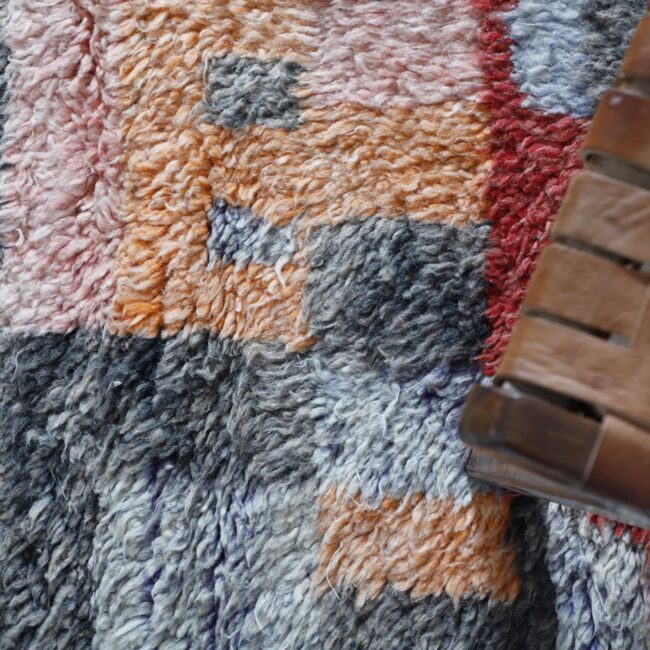 Soft Boujaad Rug 7.5×5.6 Ft – Handmade Moroccan Wool Carpet - Image 5