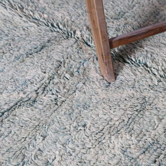 Boujaad Rug 7.9×5.1 Ft – Authentic Moroccan Wool Carpet - Image 3