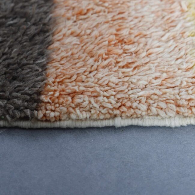 Colorful Beni Ourain Rug 9.0×6.6 Ft – Handcrafted Moroccan Wool Carpet - Image 2