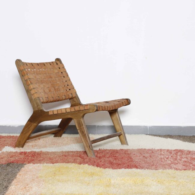 Colorful Beni Ourain Rug 9.0×6.6 Ft – Handcrafted Moroccan Wool Carpet - Image 6