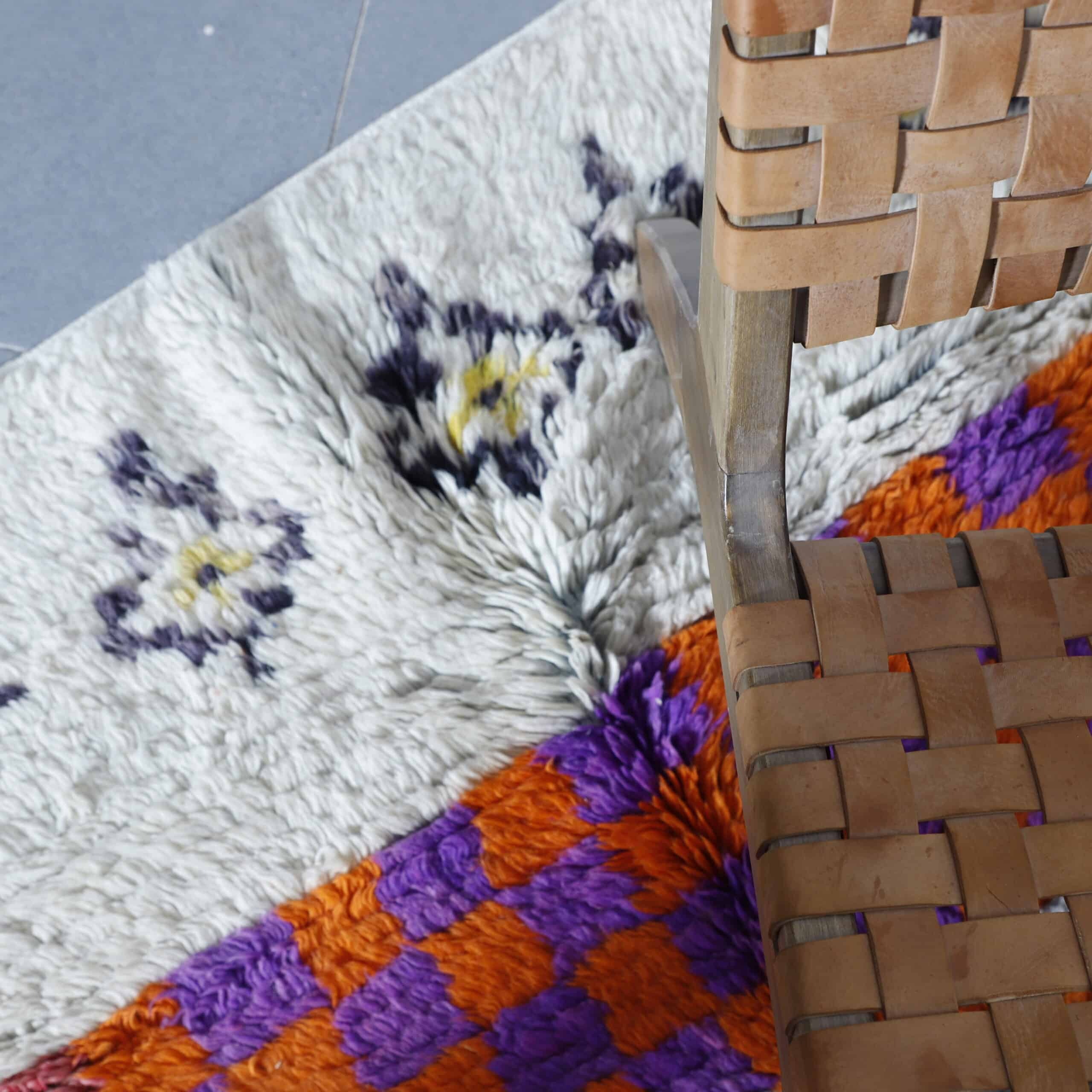 Abstract Pink Boujaad Rug 6.9×4.9 Ft - Image 3