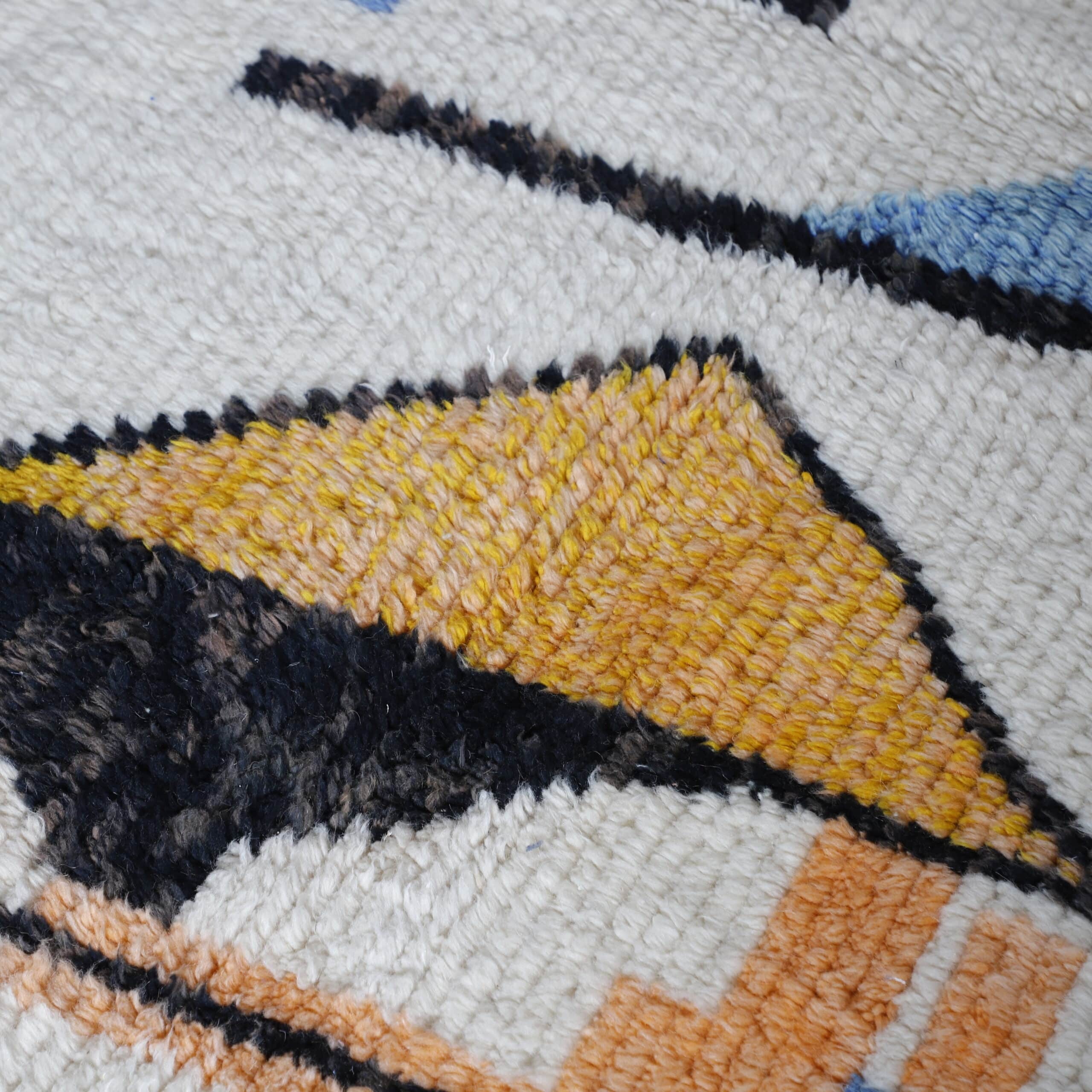 Boujaad Carpet 6.2×5.2 Ft – Handmade Moroccan Wool Rug - Image 4