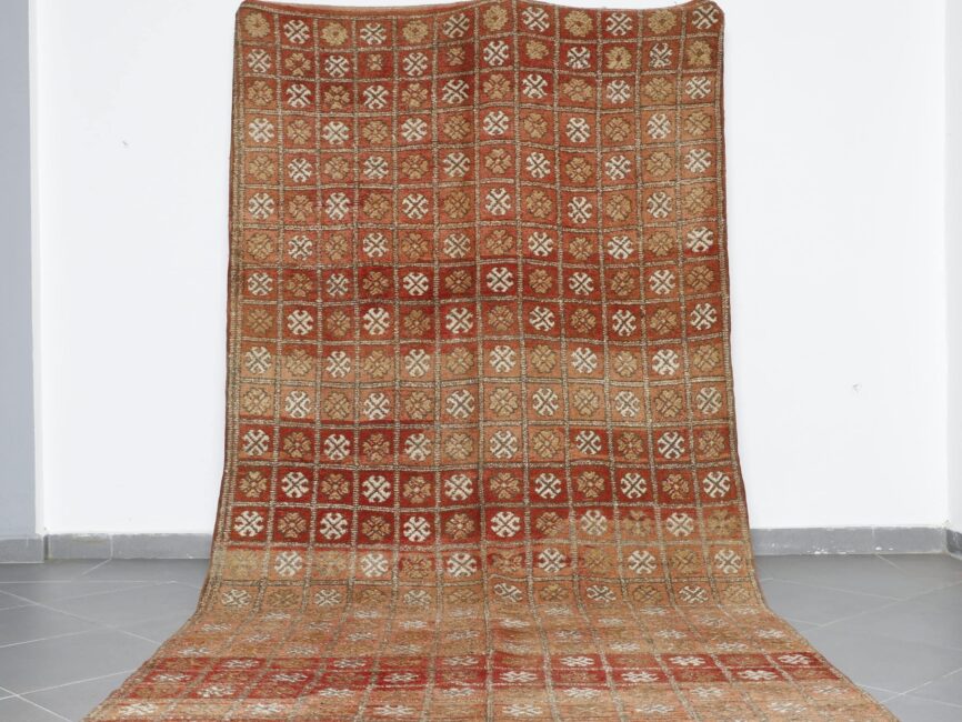 Vintage Beni Mguild Moroccan Rug 11.6×6.1 Ft