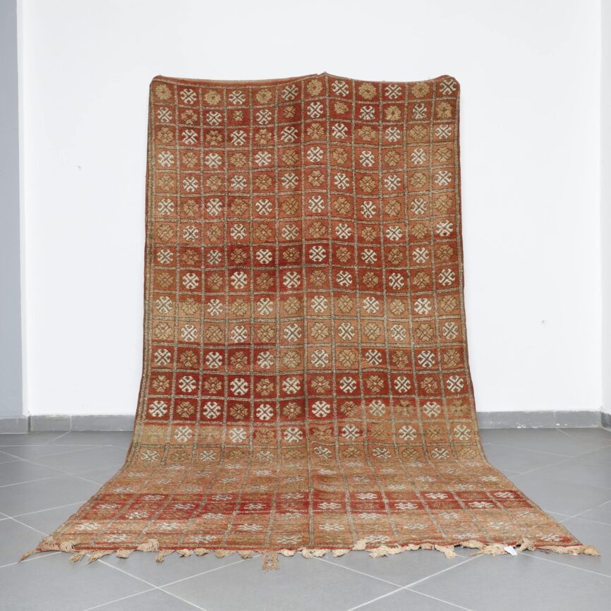 Vintage Beni Mguild Moroccan Rug 11.6×6.1 Ft