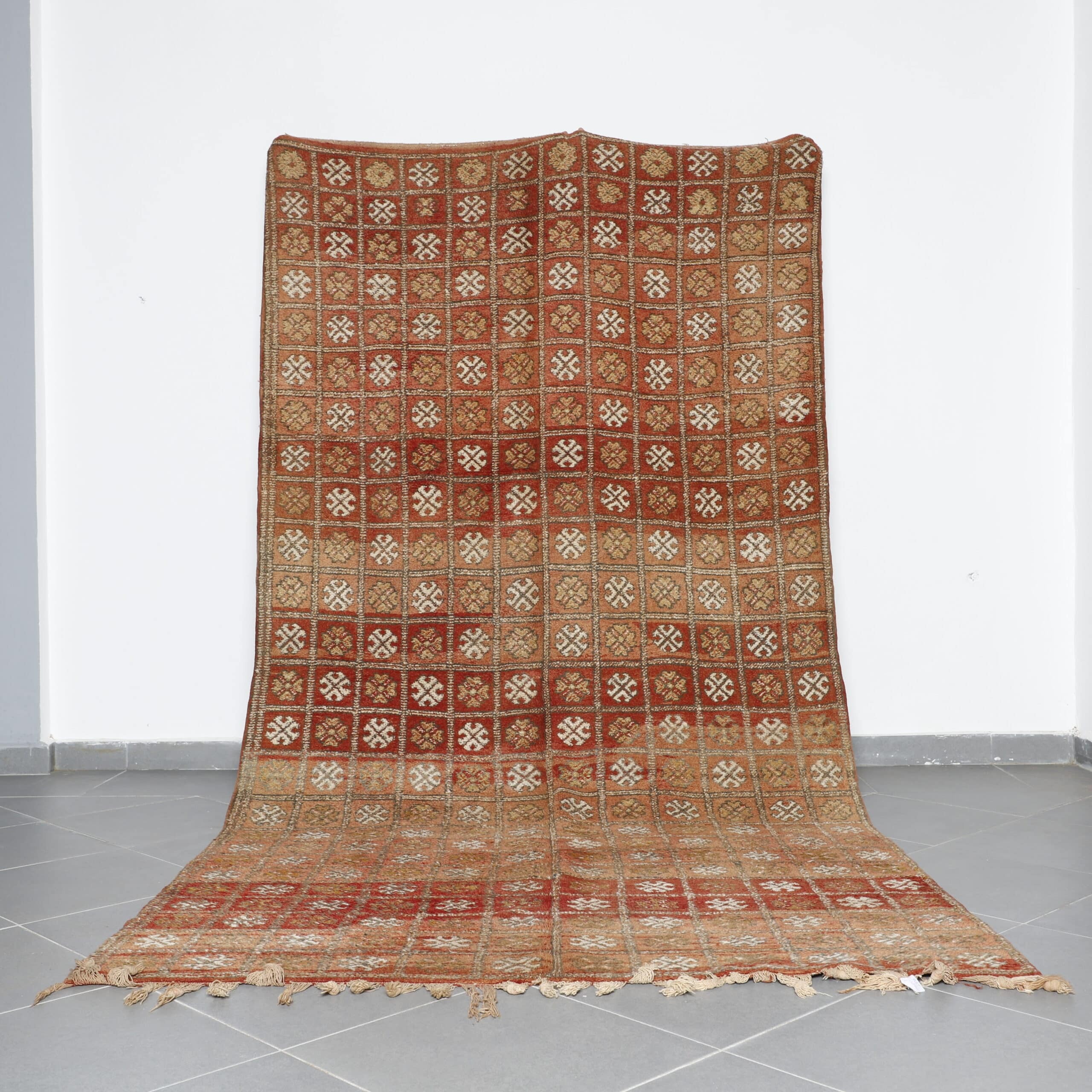 Vintage Beni Mguild Moroccan Rug 11.6×6.1 Ft