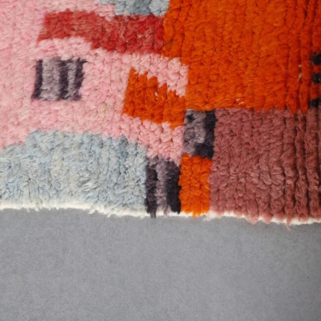 Boujaad Rug 7.0×5.0 Ft – Handmade Moroccan Wool Carpet - Image 4