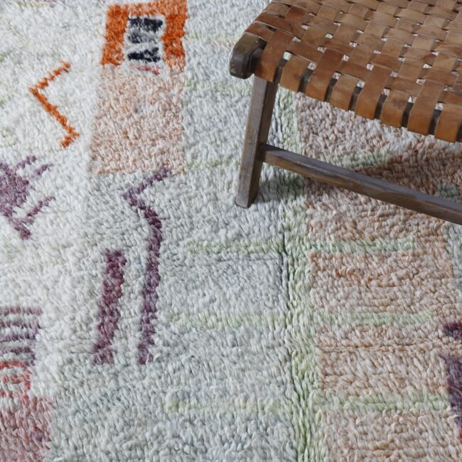 Boujaad Carpet 7.8×5.1 Ft – Handmade Moroccan Rug - Image 2