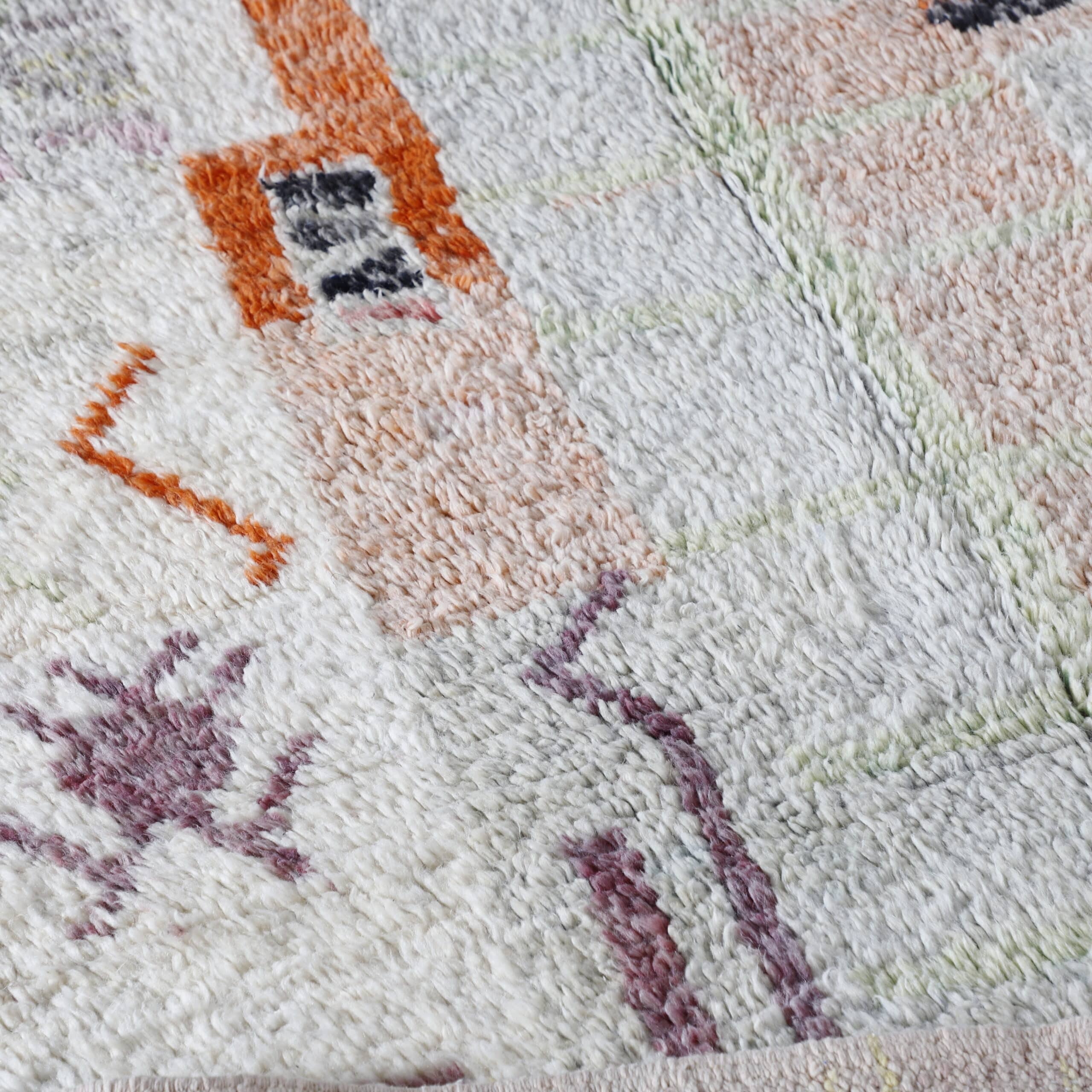 Boujaad Carpet 7.8×5.1 Ft – Handmade Moroccan Rug - Image 3