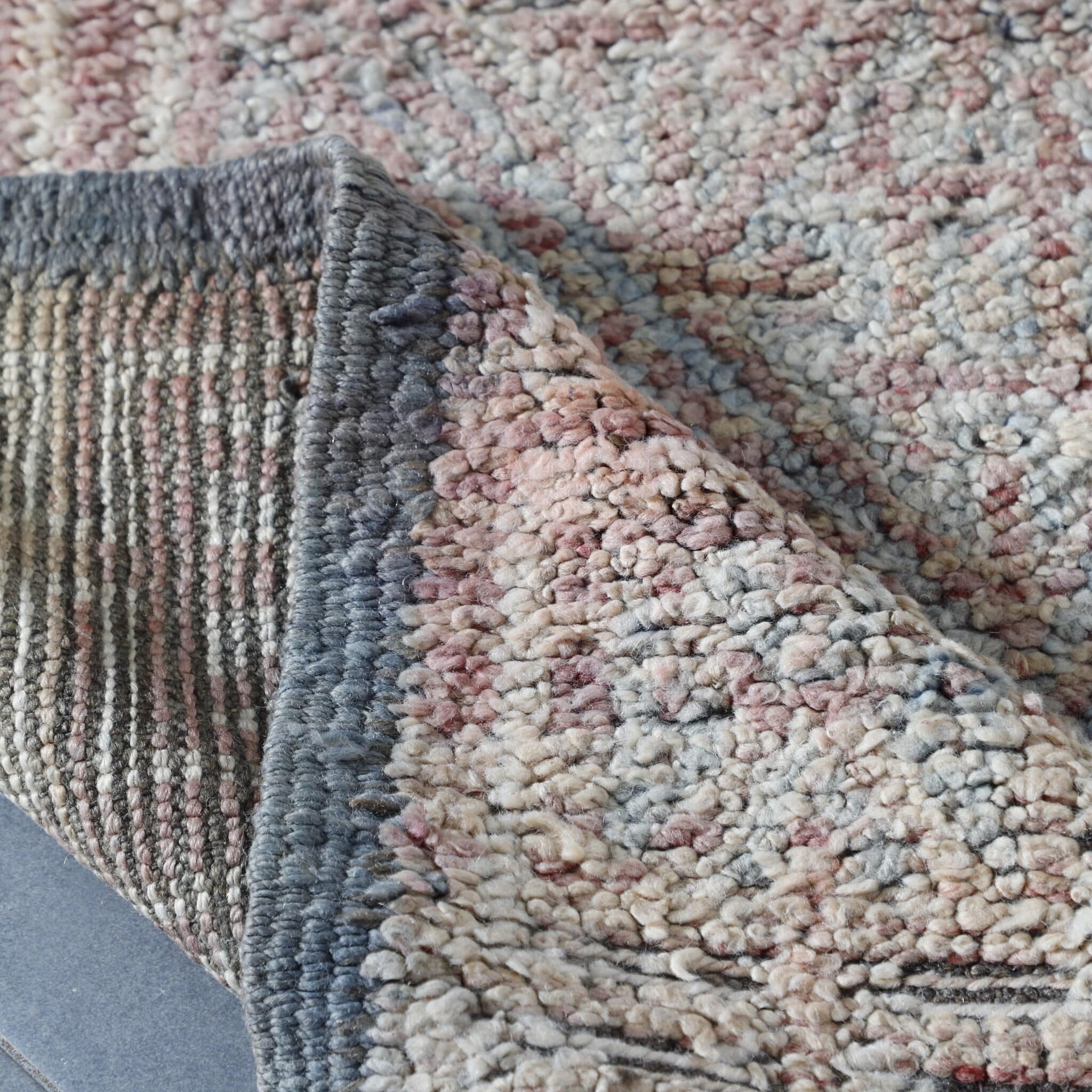 Vintage Beni Mguild Rug 9.8×5.7 Ft – Authentic Moroccan Wool Carpet - Image 5