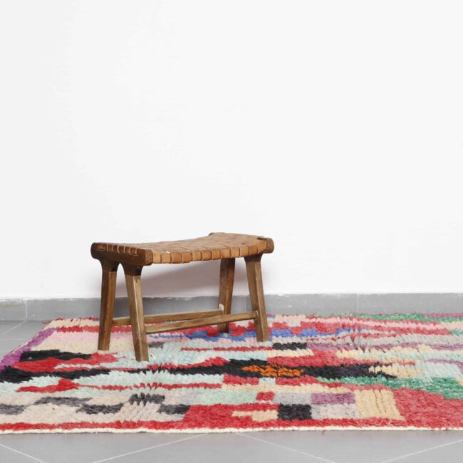 Boujaad Rug 8.9×5.9 Ft – Vintage Moroccan Handmade Wool Carpet - Image 2