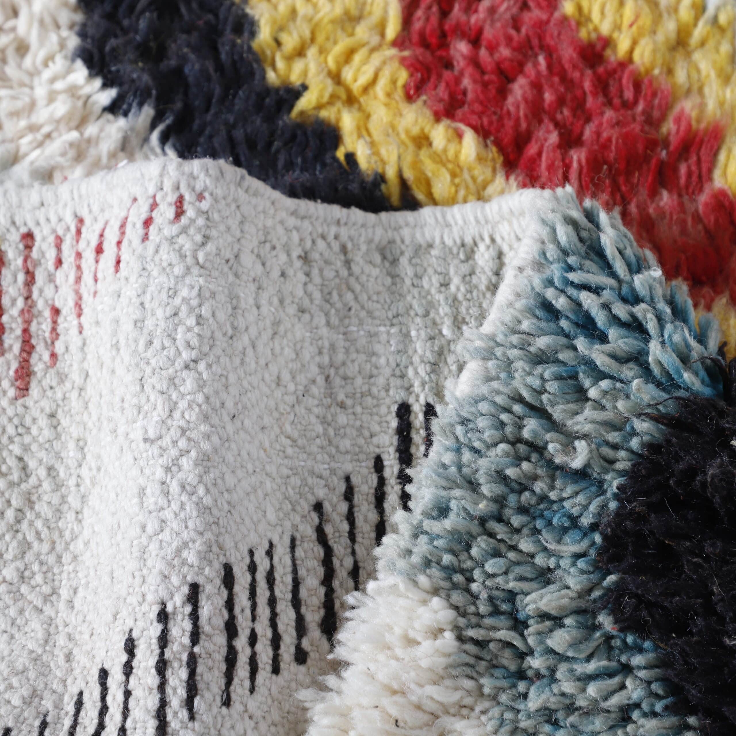 Boujaad Multicolored Rug 8.4×5.6 Ft - Image 3