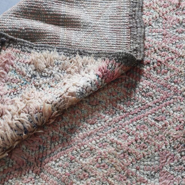 Vintage Beni Mguild Rug 9.5×6.1 Ft – Handcrafted Moroccan Wool Carpet - Image 5