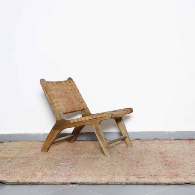 Vintage Beni Mguild Rug 9.5×6.1 Ft – Handcrafted Moroccan Wool Carpet - Image 3