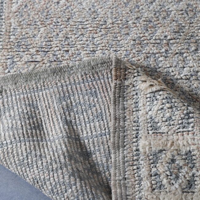 Vintage Beni Mguild Rug – 9.0×8.2 Ft Handmade Moroccan Carpet - Image 5