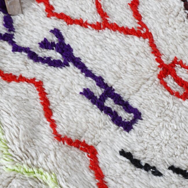 Colorful Azilal Rug 7.9×4.9 Ft - Image 2