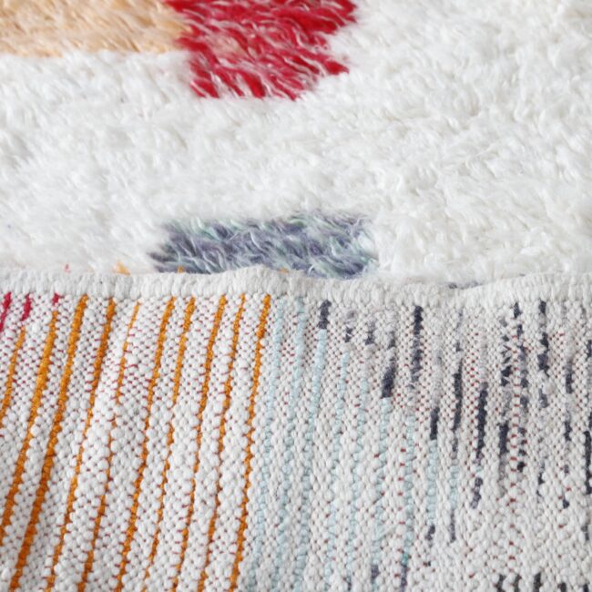 Colorful Boujaad Rug 6.7×5.4 ft – Handwoven - Image 4