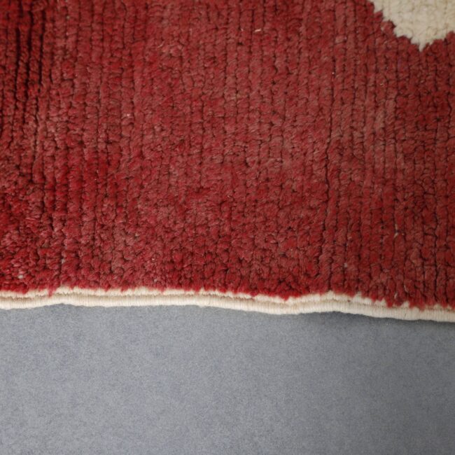 Beni Ourain Rug 7.5×4.9 Ft – Minimalist Moroccan Wool Carpet - Image 4