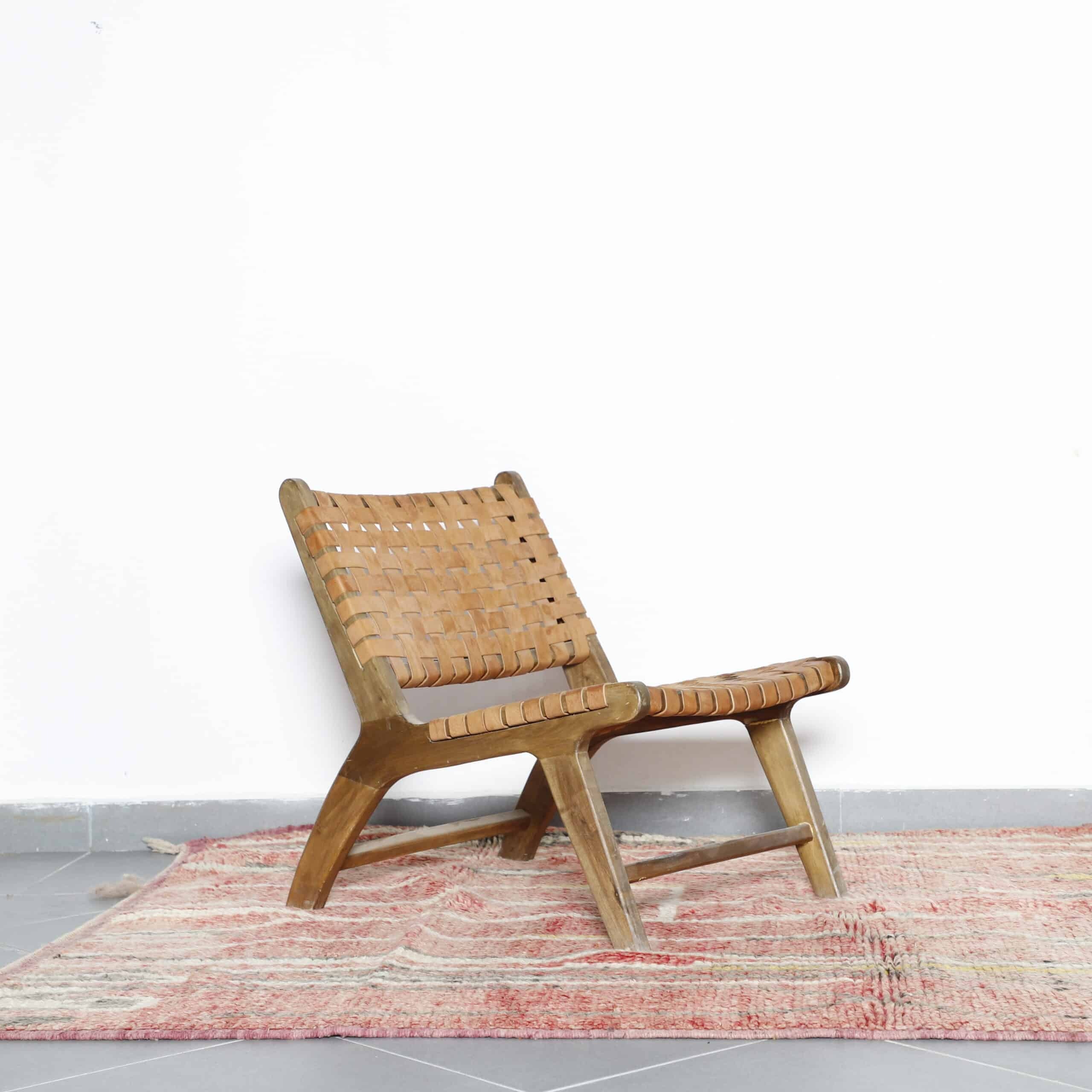 Abstract Boujaad Rug – Vintage Moroccan Handmade 8.7×5.3 Ft - Image 3