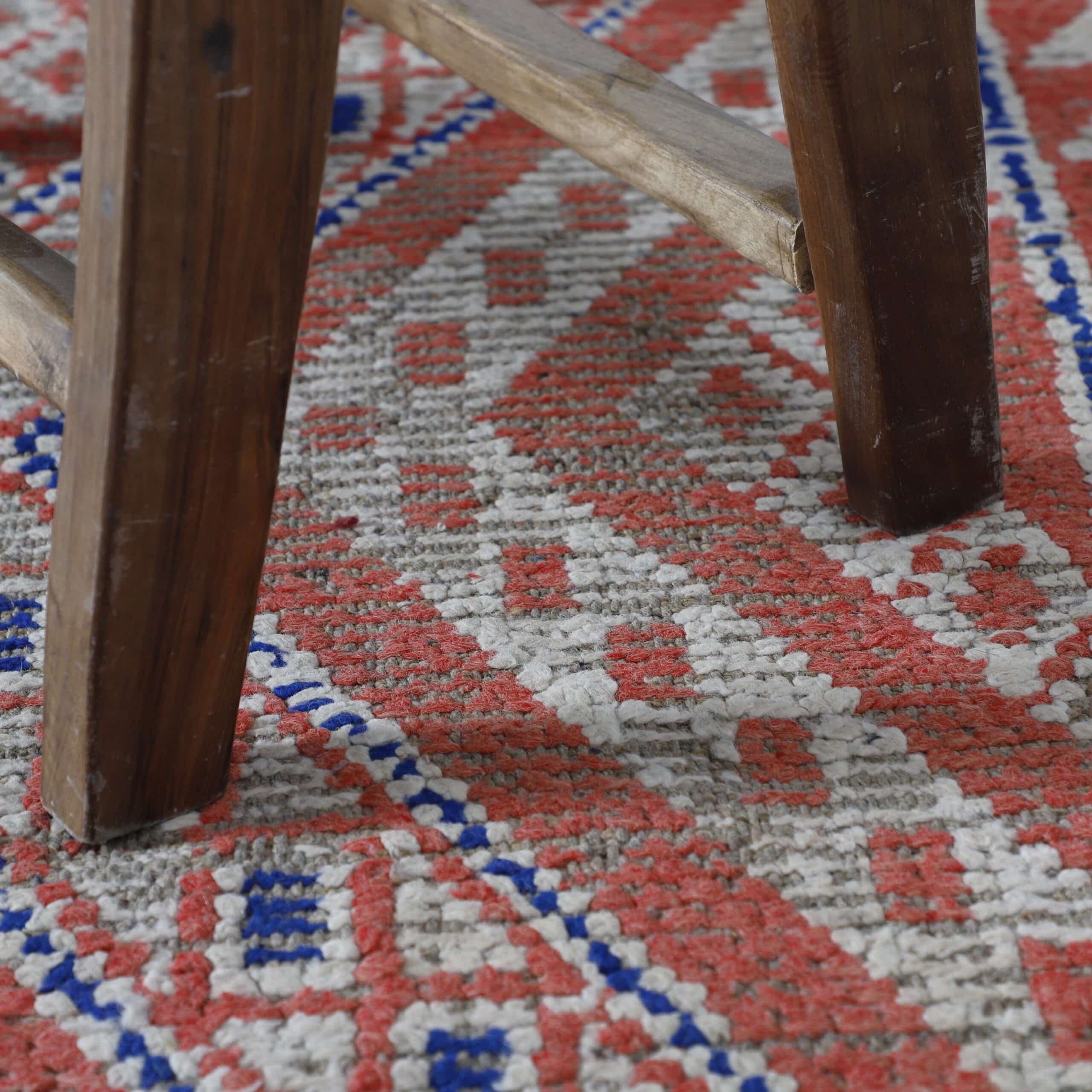 Vintage Zayan Rug 9.3×5.4 Ft – Moroccan Handmade - Image 2