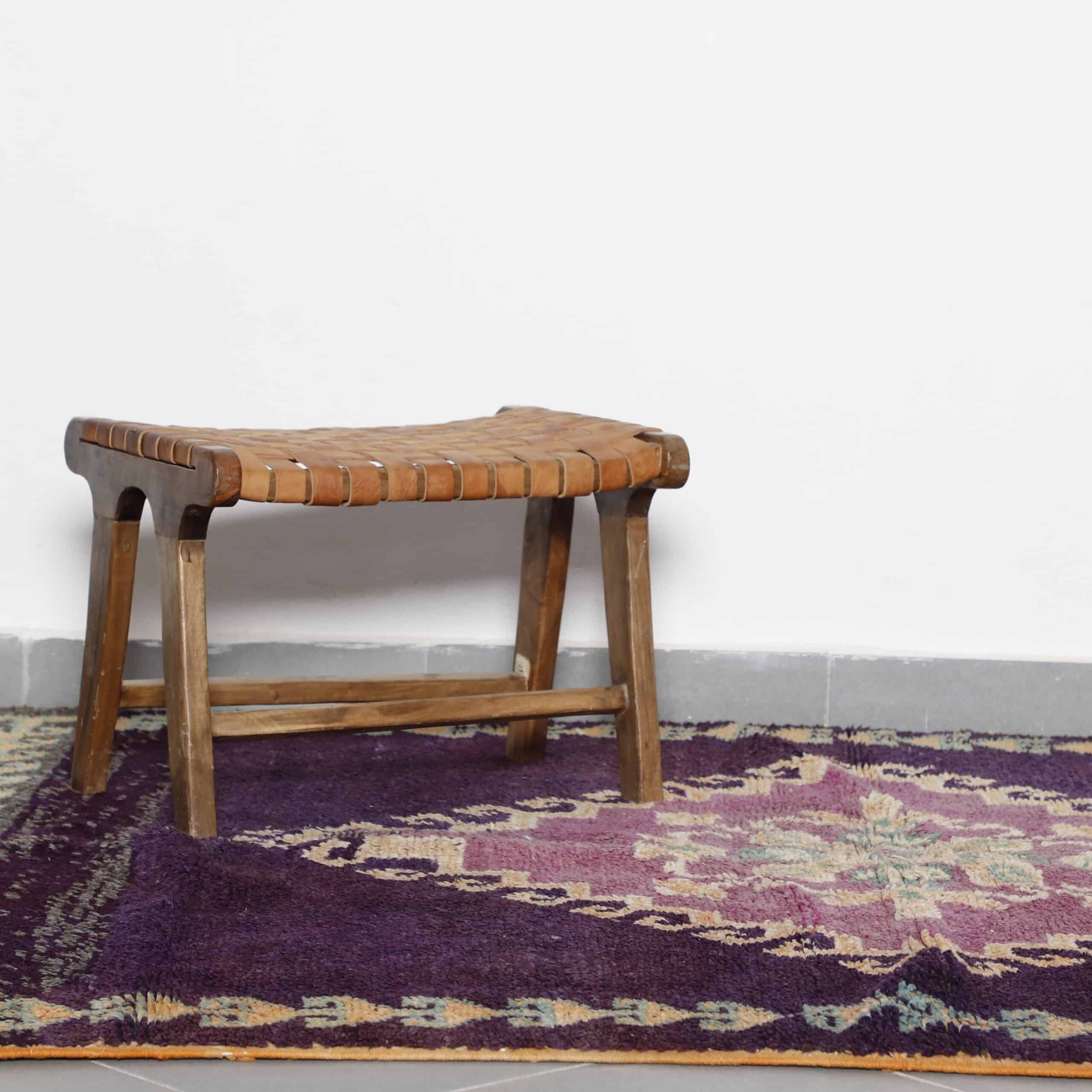 Vintage Boujaad Carpet 8.0×5.5 Ft – Moroccan Handmade Rug - Image 7