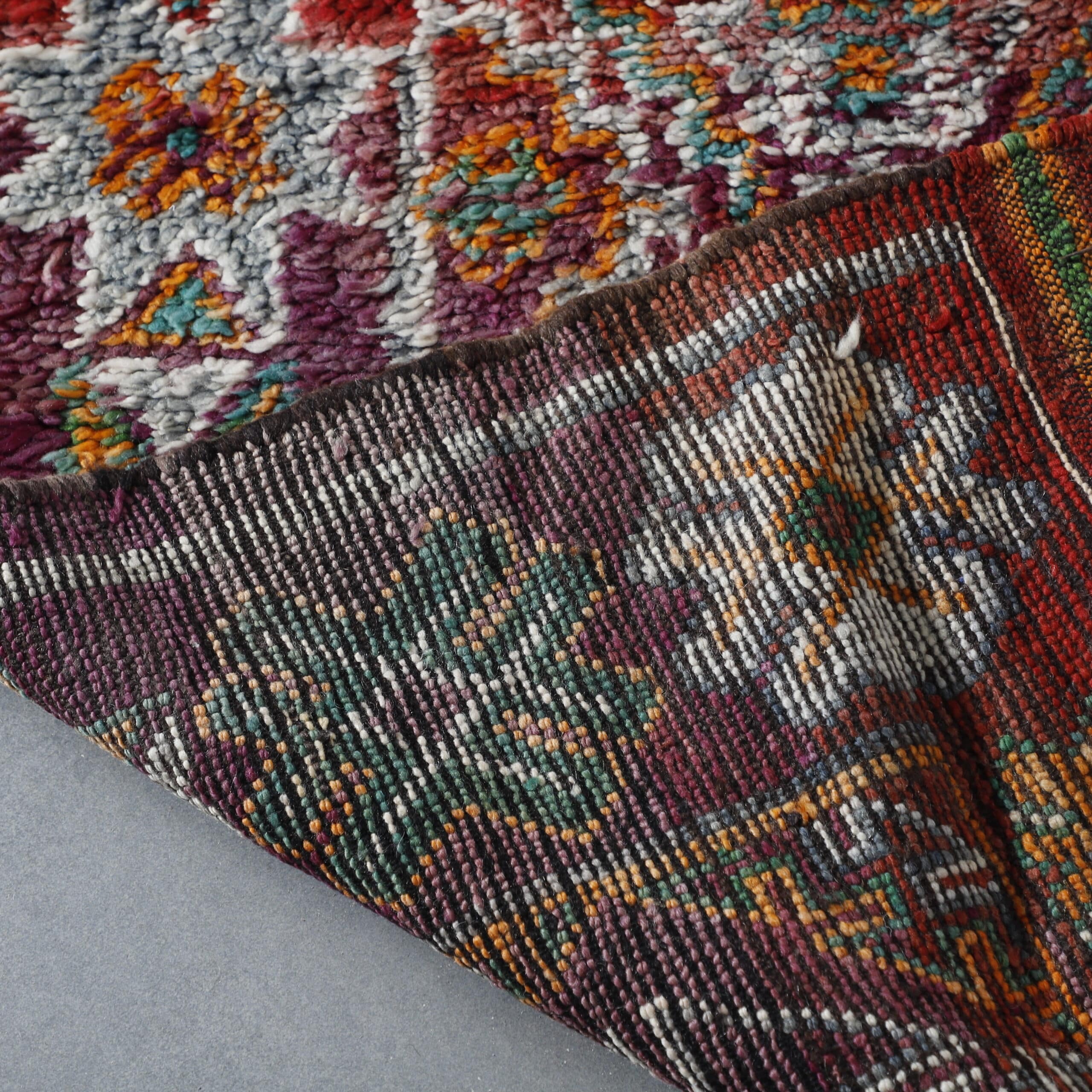 Vintage Taznakht Rug Hannouka – Handcrafted Moroccan Beauty - Image 7