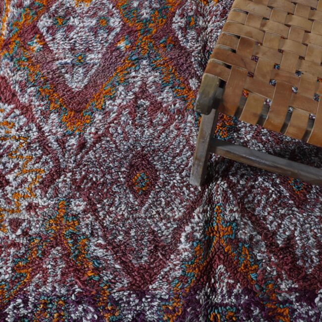 Vintage Taznakht Rug Hannouka – Handcrafted Moroccan Beauty - Image 8