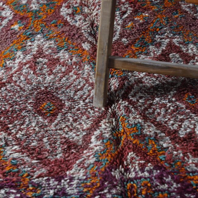 Vintage Taznakht Rug Hannouka – Handcrafted Moroccan Beauty - Image 5