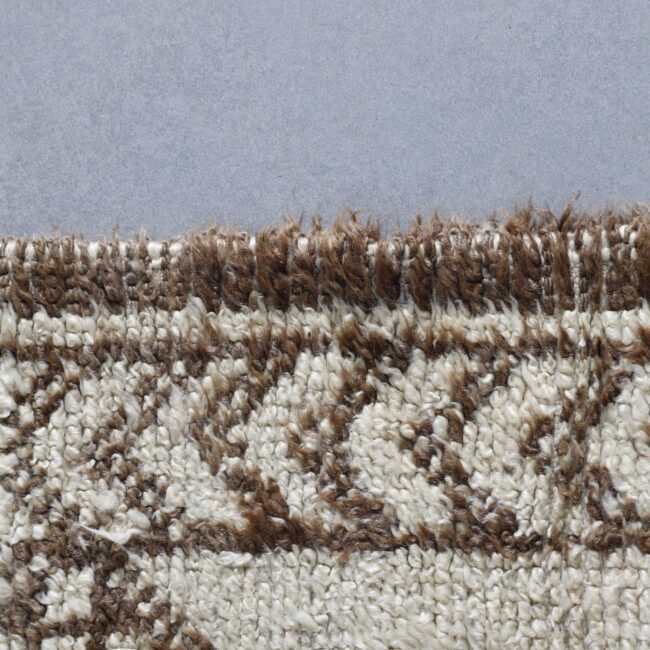 Beni Ourain Carpet 13×5.6 Ft – Authentic Handwoven Moroccan Wool Rug - Image 4