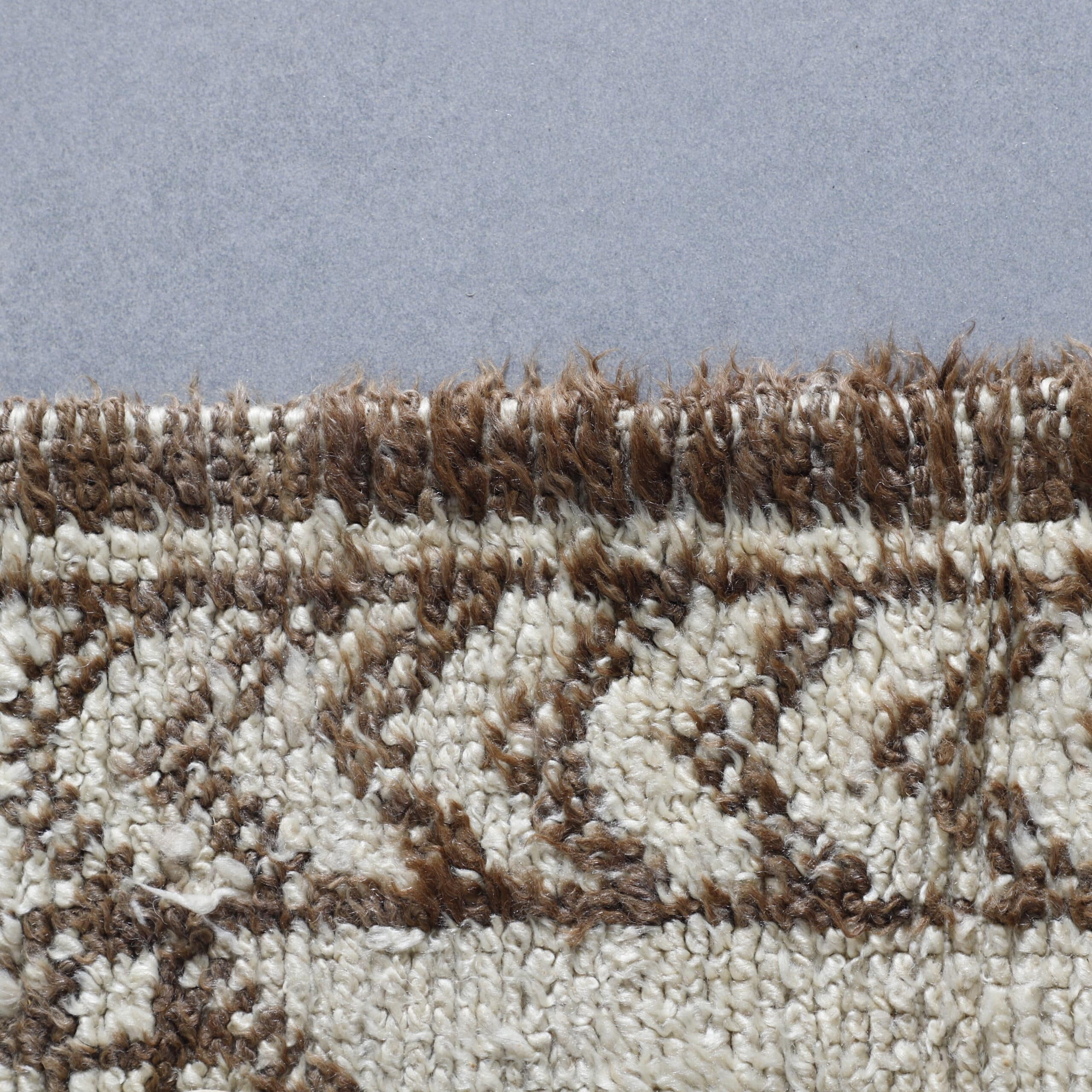 Beni Ourain Carpet 13×5.6 Ft – Authentic Handwoven Moroccan Wool Rug - Image 4