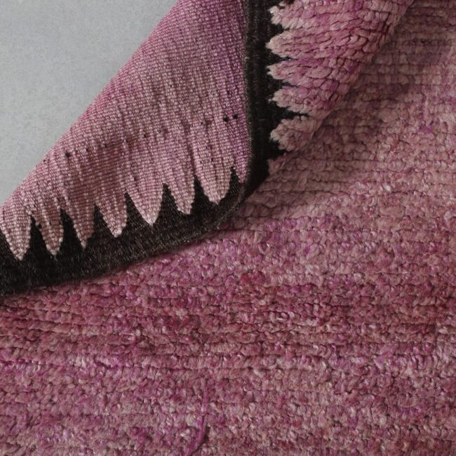 Vintage Oulmes Rug 15.4×6.0 Ft Handmade Wool - Image 6