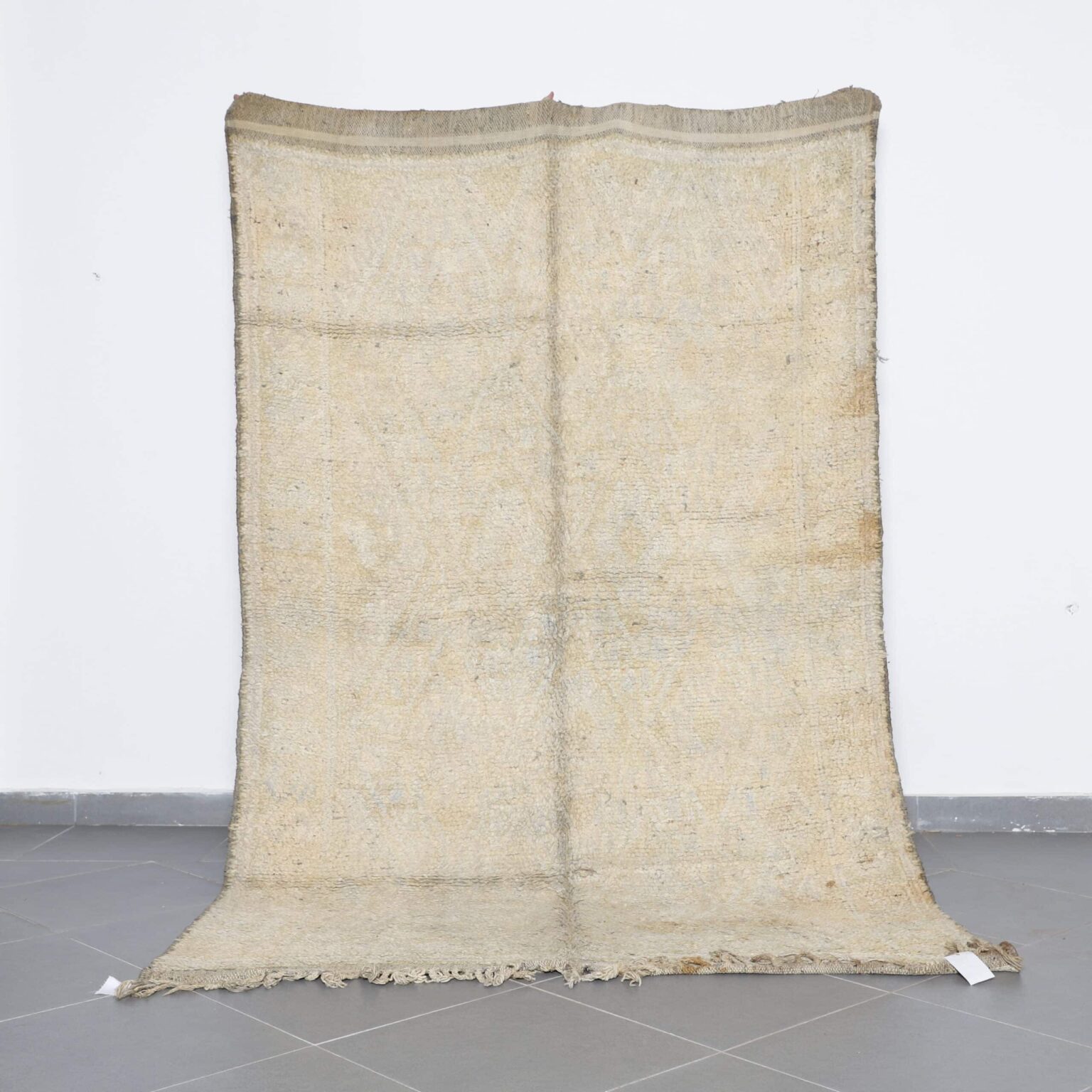 Vintage Zayan Rug 8.8×5.4 Ft Moroccan wool carpet