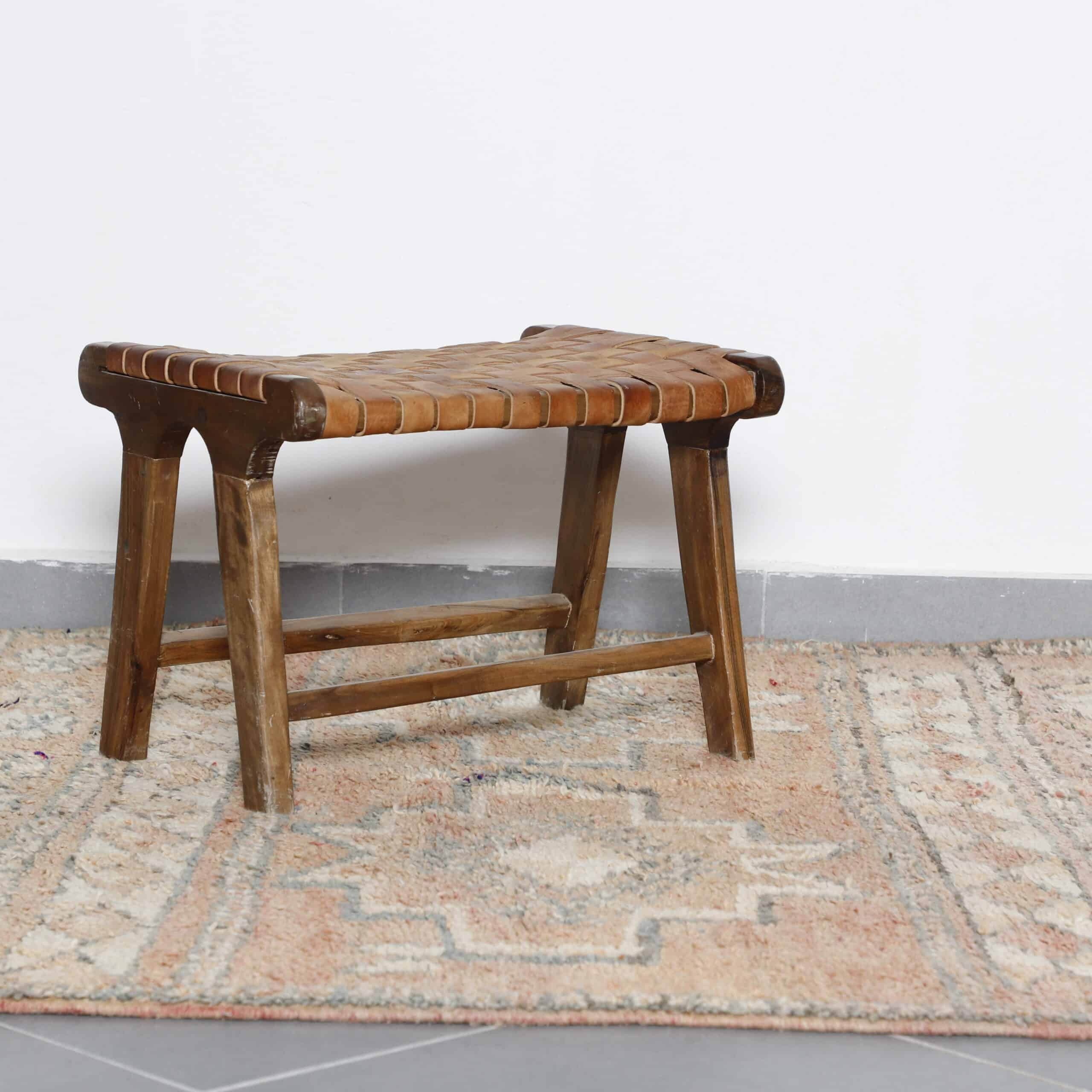 Vintage Boujaad Rug 7.5×5.6 Ft – Moroccan Handmade - Image 7