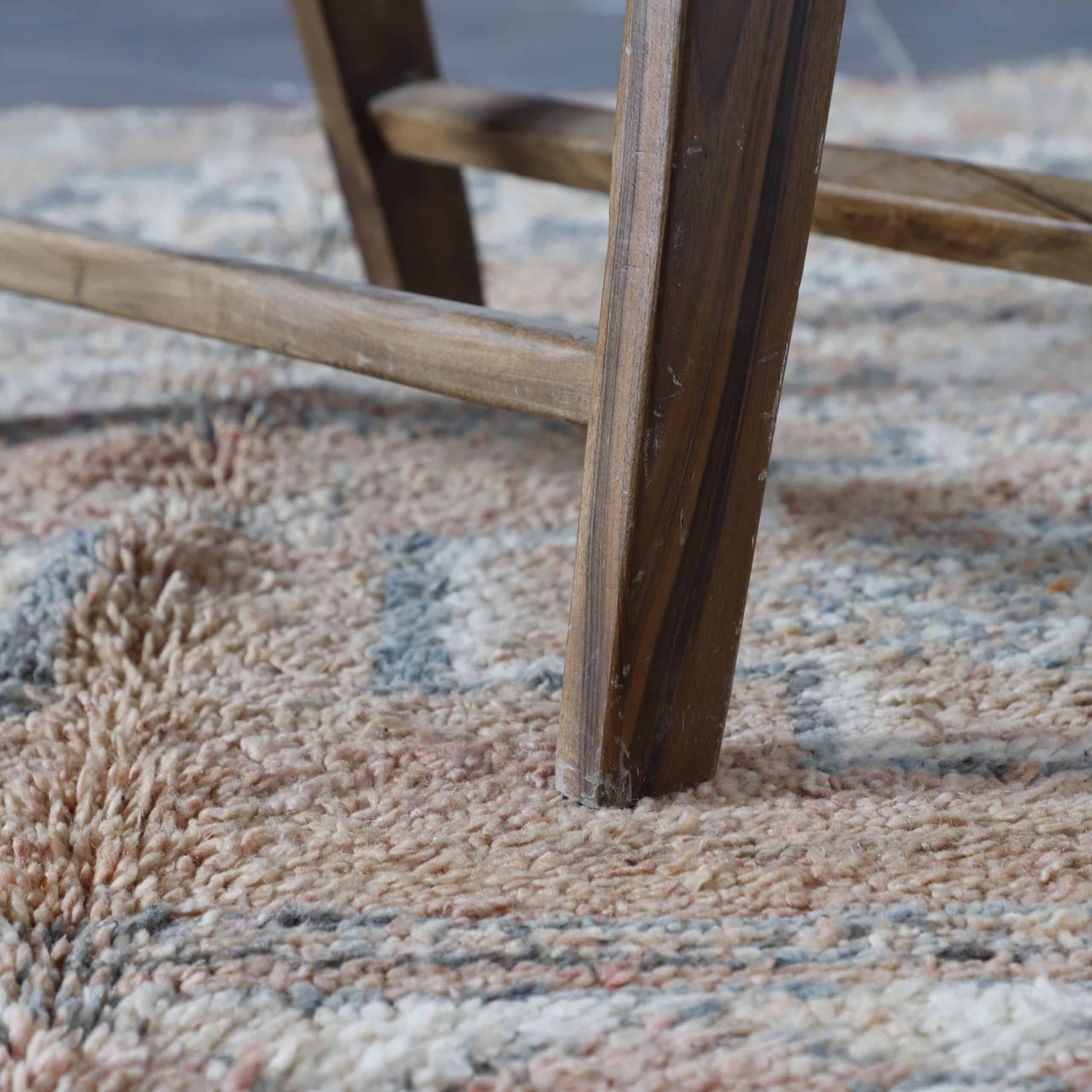 Vintage Boujaad Rug 7.5×5.6 Ft – Moroccan Handmade - Image 9