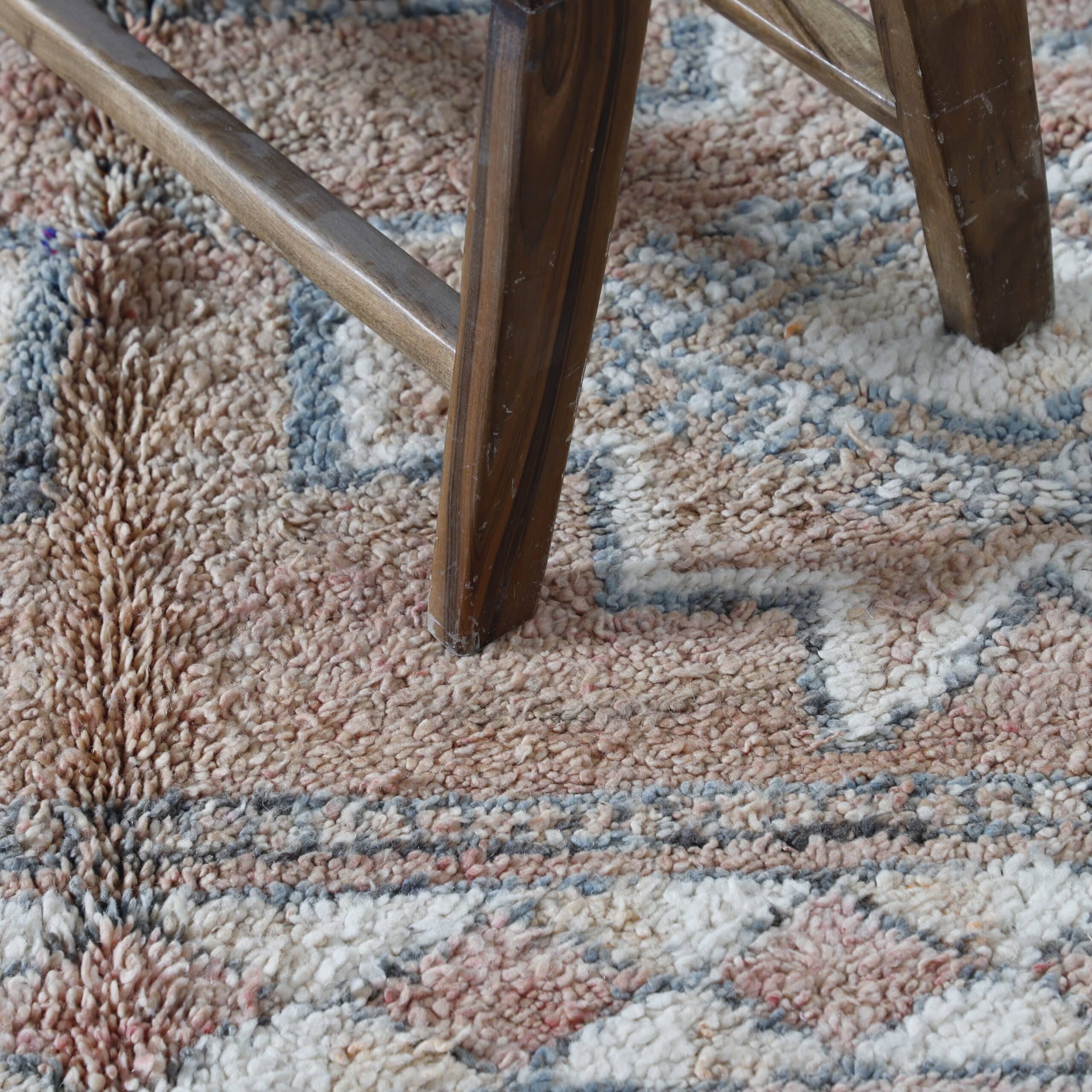 Vintage Boujaad Rug 7.5×5.6 Ft – Moroccan Handmade - Image 5